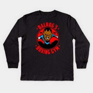 Balrog's Gym Kids Long Sleeve T-Shirt